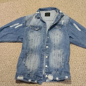 Distressed Denim Jacket